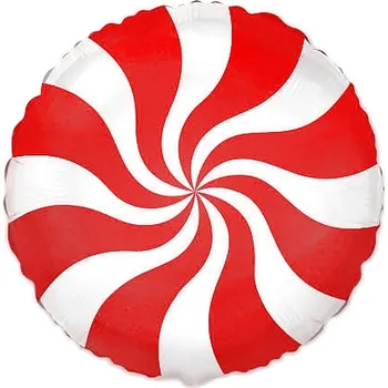 Fóliový balónek Lízatko, červený, 48 cm (volný)