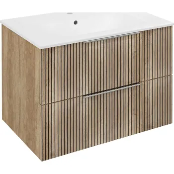 Koupelnový nábytek Sapho CIRASA umyvadlová skříňka 69,8x52x46cm, dub Alabama strip