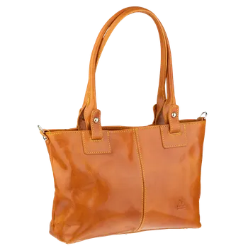 Kabelka NovaKabelka.cz Kožená italská kabelka Giada Senape