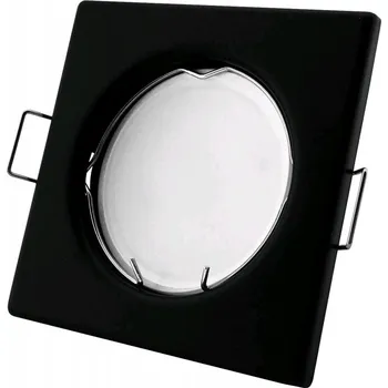 Bodové svítidlo Podhledový rámeček černý hranatý S-B