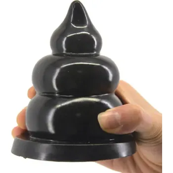 Anální kolík FAAK Anální plug Bobek Barva: Černá