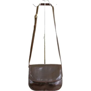 Kabelka I Fratelli Kožená kabelka I Fratelli Zoja tm. hnědá