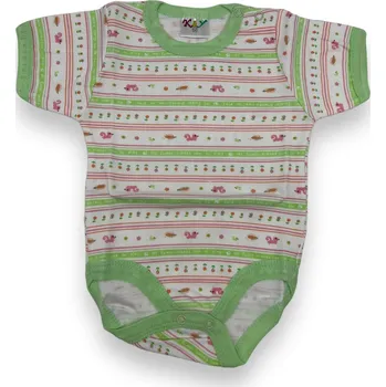 Kojenecký body KY Kojenecké zelené body PETR Barva: Zelená, Velikost: 68