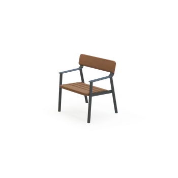 Zahradní lavice HTI IPI Lavička s opěradlem LIP140.00 Materiál konstrukce: ocel, Povrchová úprava: komaxit dle RAL, Typ použitého obložení: iroko