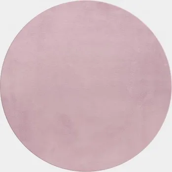 Koberec Kusový koberec kruh Pouffy 5100 rose - Kruh 120 cm průměr