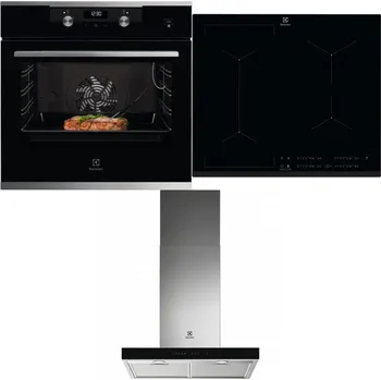 Set domácích spotřebičů ELECTROLUX KODEC75X2 + ELECTROLUX EIV634 + ELECTROLUX LFT766X
