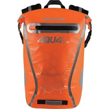 Zavazadlo na motocykl Vodotěsný batoh AQUA V20, OXFORD (oranžová, objem 20 L)