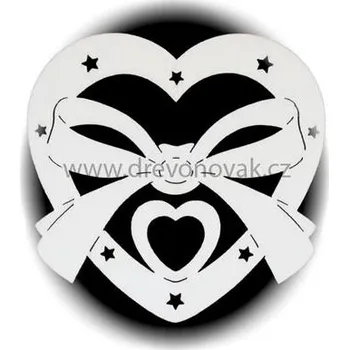 Vánoční ozdoba Vánoční ozdoba SRDÍČKO č.1621