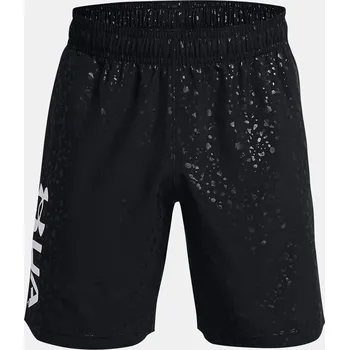 Pánské kraťasy Pánské sportovní kraťasy Under Armour UA Woven Emboss Shorts-BLK - černé Velikost: XL