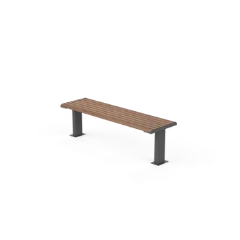 Zahradní lavice HTI VITA Lavička bez opěradla LVI194.00 Materiál konstrukce: ocel, Povrchová úprava: komaxit dle RAL, Typ použitého obložení: sapeli