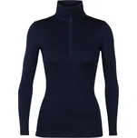 dámské merino triko ICEBREAKER Wmns 260 Tech LS Half Zip, Midnight Navy velikost: XL