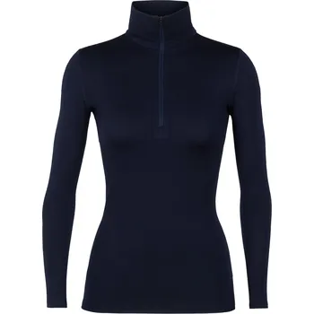 Dámské tričko dámské merino triko ICEBREAKER Wmns 260 Tech LS Half Zip, Midnight Navy velikost: XL