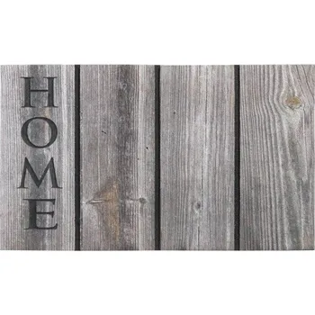 Šedá vnitřní čistící vstupní rohož FLOMA Home - 46 x 76 x 1 cm