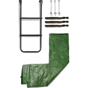Příslušenství pro fitness PLUM Sada příslušenství k trampolíně 3 m – krycí plachta, žebřík a sada pro ukotvení