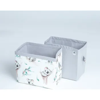 Úložný box Tulimese Košíček spící koala šedý VÝBĚR VARIANTY PROVEDENÍ: SOUPRAVA KOŠÍČKŮ