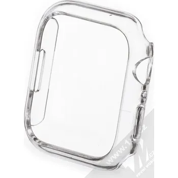 1Mcz Watch Cover ochranný kryt pro Apple Watch 7 45mm / Watch 8 45mm průhledný