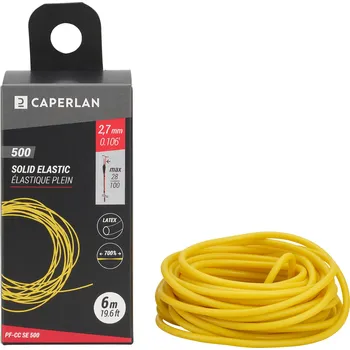 Lano CAPERLAN Gumička latexová plná PF CC SE 500 2,7 mm 6 m