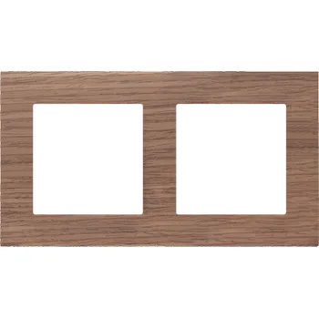 vypínač SIMON TRN2/186 Rámeček 2 násobný, dřevěný bílá