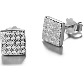 Náušnice Majya Stříbrné náušnice SQUARE Ag/; ≤1,21 g 10158