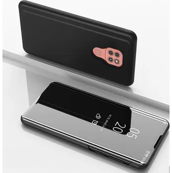 Beweare Clear View neoriginální pouzdro na Motorola Moto G9 Play - černé