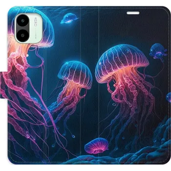 Pouzdro na mobilní telefon Flipové pouzdro iSaprio - Jellyfish - Xiaomi Redmi A1 / A2