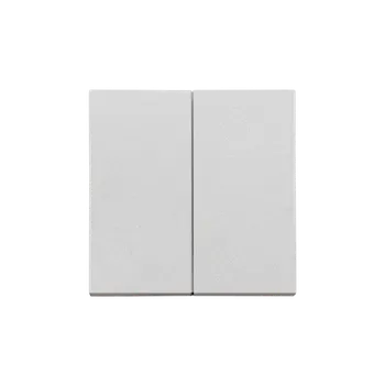 vypínač Kryt k přístrojům spínačů a tlačítek, Simon 55 TKW6/2/X/143, hliníková