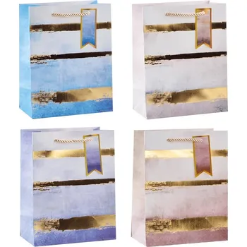 Dárková taška Anděl Taška dárková se zlatou ražbou M 18 x 23 x 10 cm 12536