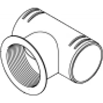 Kouřovod T-kus Webasto pro větrací otvory 60-60-60