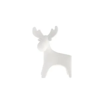 Vánoční dekorace Storefactory Scandinavia Elias 15 cm bílá