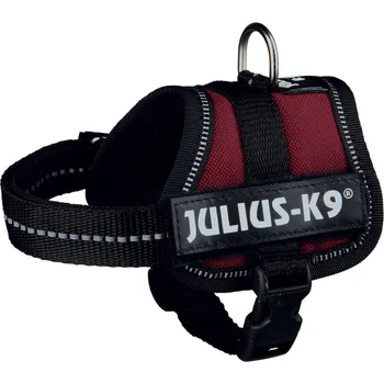 Postroj pro psa Julius-K9 silový postroj Baby 2/XS-S 33-45 cm, burgund - DOPRODEJ