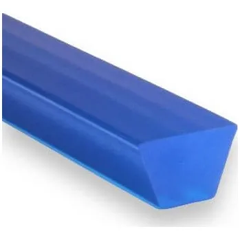 Polyuretanový klínový řemen PU85A 13 × 8 (13/A) - hladký (88 ShA, safírově modrý) - 50m balení