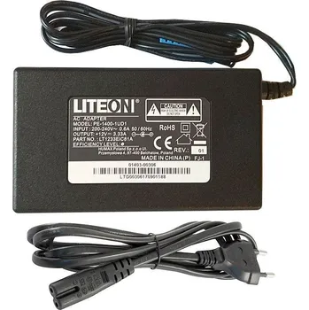 Univerzální napáječ 12V/3A LiteON (síťový adaptér s přívodním kabelem)