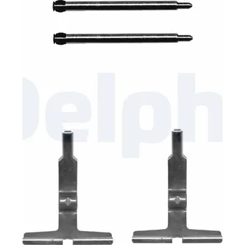 Přislušenství brzdového systému Sada příslušenství, obložení kotoučové brzdy DELPHI LX0382