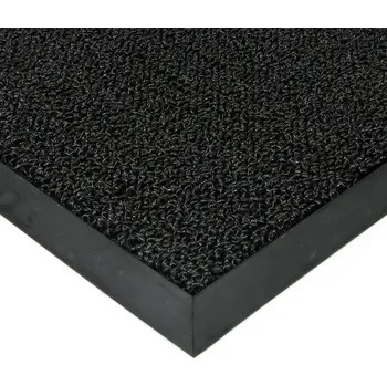 Rohožka Černá plastová zátěžová vstupní čistící rohož Rita - 300 x 100 x 1 cm