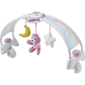 Hračka pro nejmenší Chicco Rainbow Sky panel pro dětskou postýlku s medvídkem