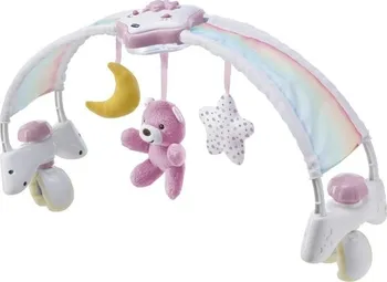 Hračka pro nejmenší Chicco Rainbow Sky panel pro dětskou postýlku s medvídkem