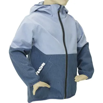 Bunda softshell Fantom dvoubarevná BUN 1202 modro-modrý melír 2023 Velikost: 116