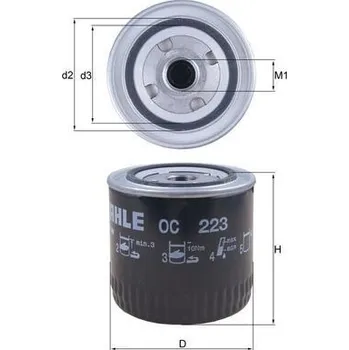 Olejový filtr Olejový filtr MAHLE OC 223