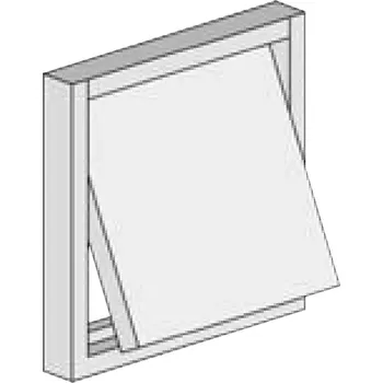 Krbová vložka BRULA Keramický revizní otvor Rozměr: 270 × 220 × 35 mm