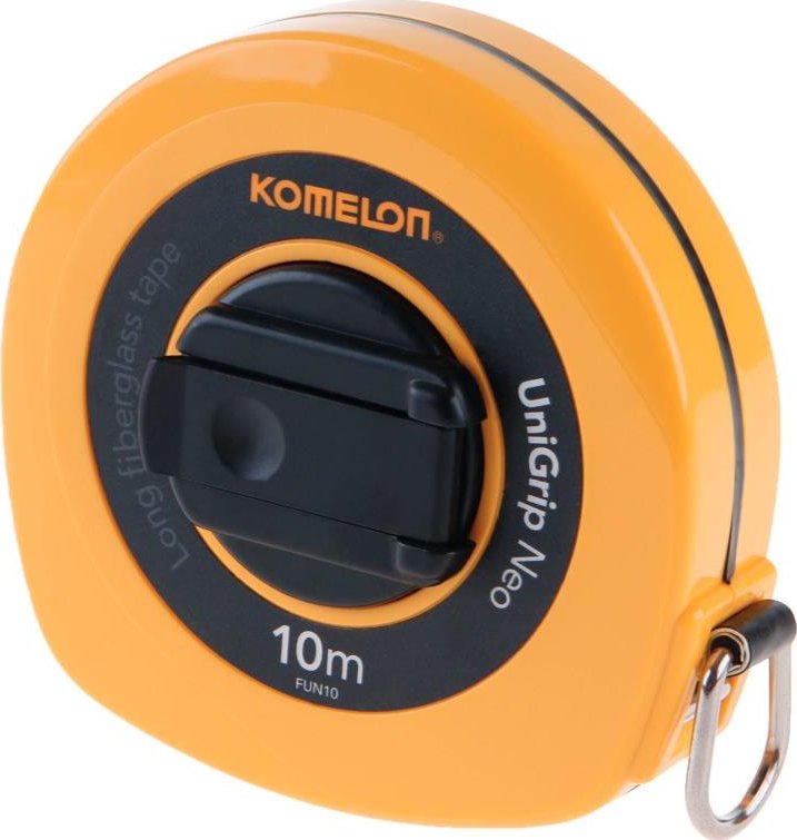 Komelon 100EE Fiberglas-Maßband – 100 M, 13 Mm Breit, Mit Metrischer Skala