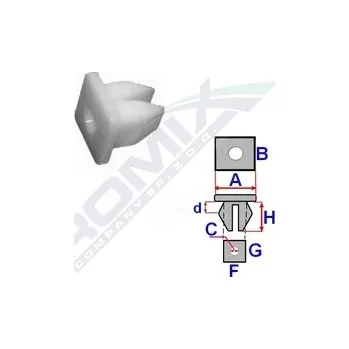 Matice Rozpínací matice univerzální Romix B13932 - 10 ks