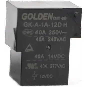 Relé Relé GK-A-1A-24D, 24V DC/250V AC 40A, 5-pin
