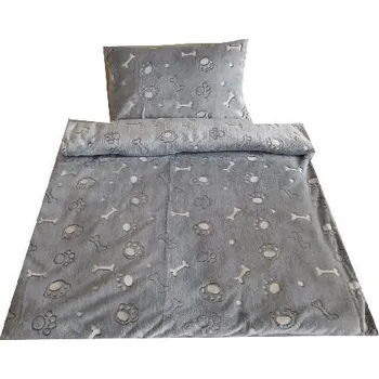 Povlečení SVÍTÍCÍ POVLEČENÍ DO DĚTSKÉ POSTÝLKY 135*90 + 45*65 TLAPIČKY