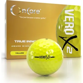 Golfový míček OnCore VERO X2 golfové míčky žluté 12ks