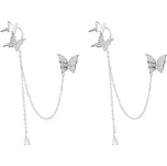 Majya Stříbrné náušnice BUTTERFLY Ag/; ≤4,43 g 10131