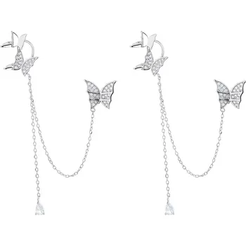 Náušnice Majya BUTTERFLY Ag/; ≤4,43 g 10131 Průhledná