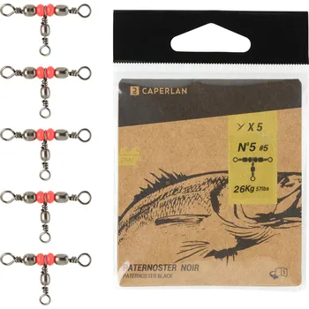 CAPERLAN Obratlík páternoster Black Nickel SW 5 kusů 5