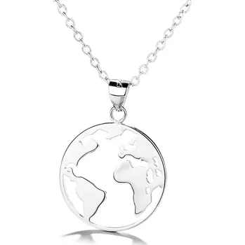 Řetízek Majya Stříbrný přívěsek s řetízkem ZEMĚKOULE Ag/; ≤2,99 g 10239