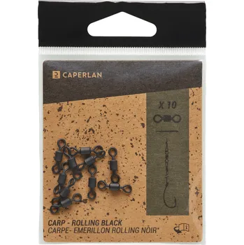 CAPERLAN Obratlík na kaprařinu Rolling black 10 ks