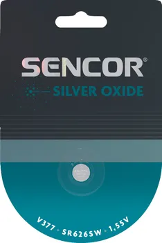 Článková baterie Sencor Silver Oxide V377 1 ks